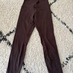 Lululemon Align Brown High-Waisted Leggings